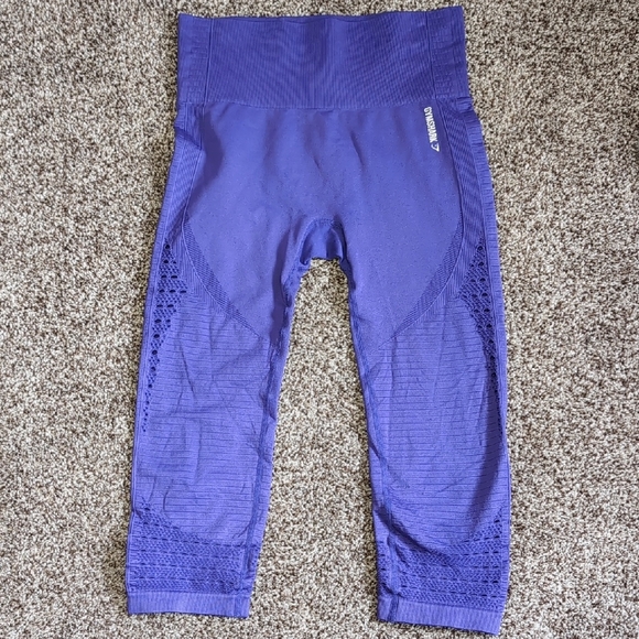 Gymshark Energy PURPLE Leggings Size m - Picture 4 of 10